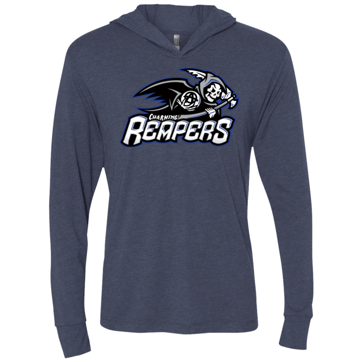 T-Shirts Vintage Navy / X-Small Charming Reapers Triblend Long Sleeve Hoodie Tee