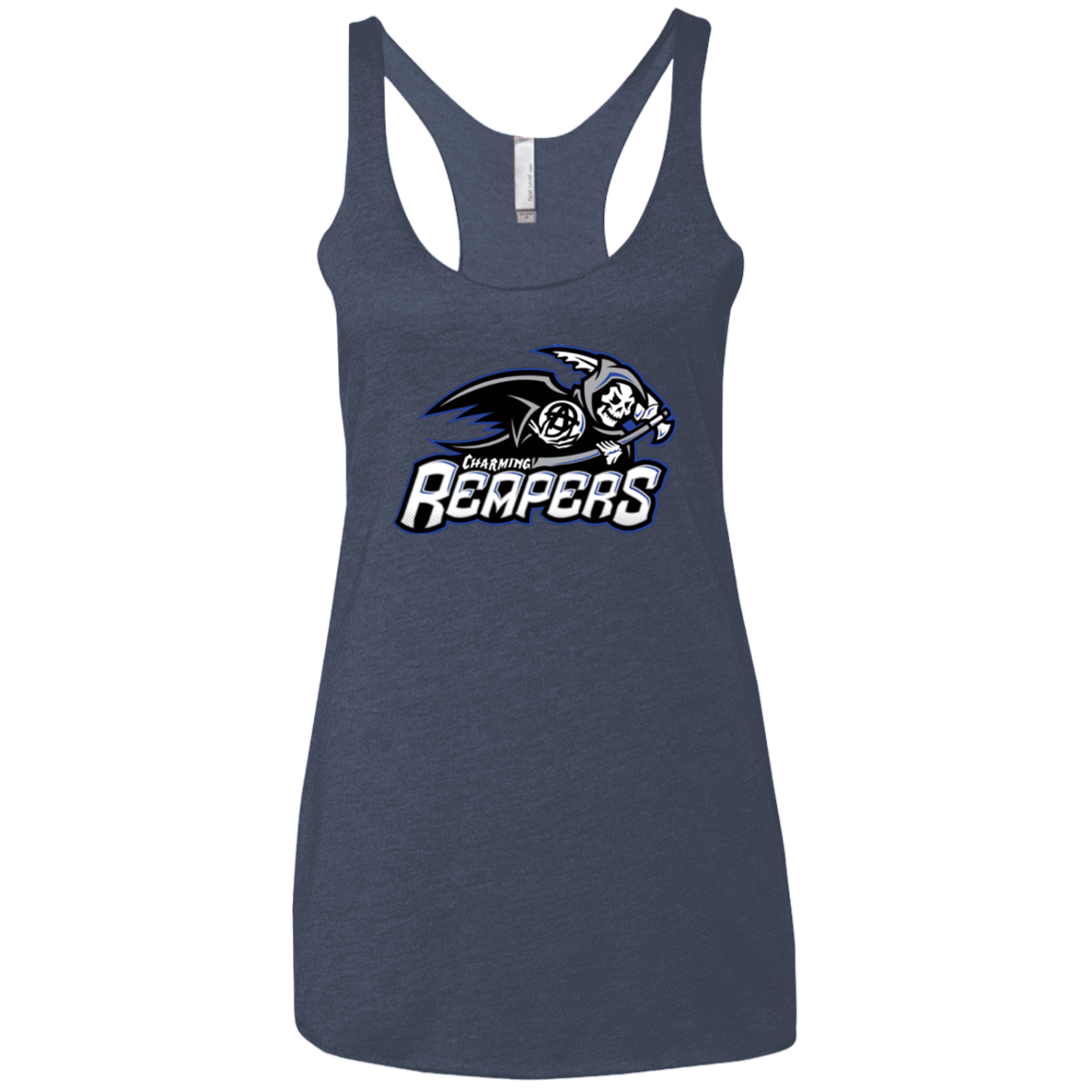 T-Shirts Vintage Navy / X-Small Charming Reapers Women's Triblend Racerback Tank