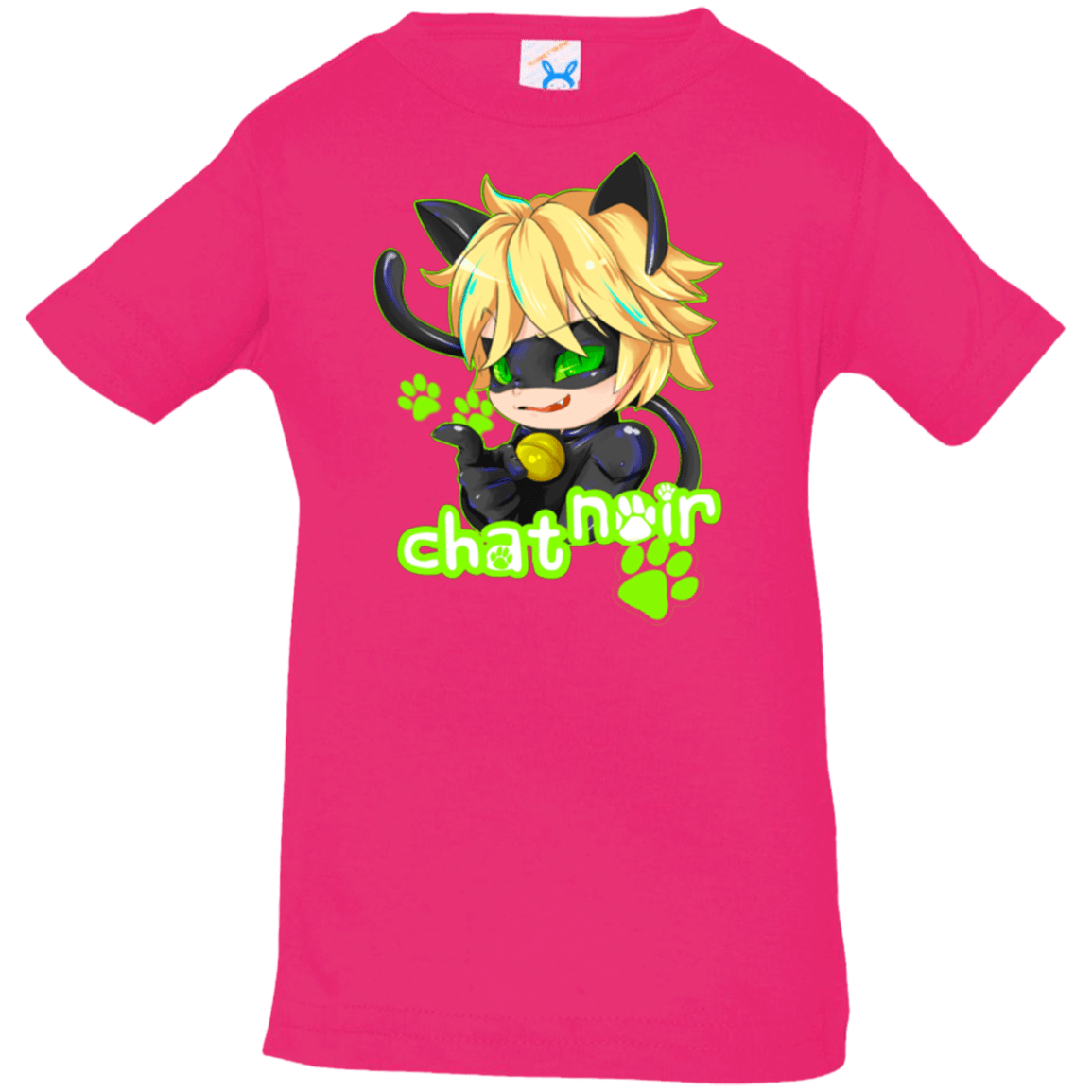 T-Shirts Hot Pink / 6 Months Chat Noir Infant PremiumT-Shirt
