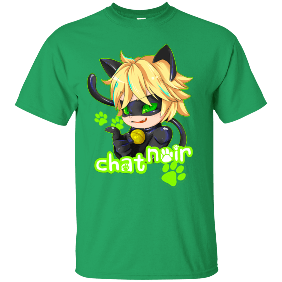 T-Shirts Irish Green / Small Chat Noir T-Shirt