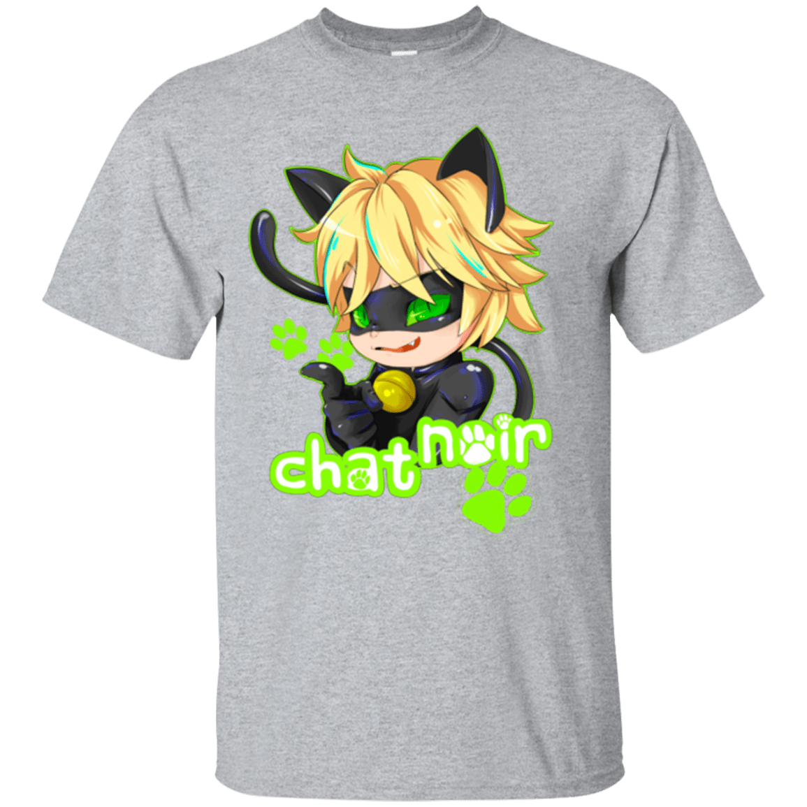 T-Shirts Sport Grey / Small Chat Noir T-Shirt