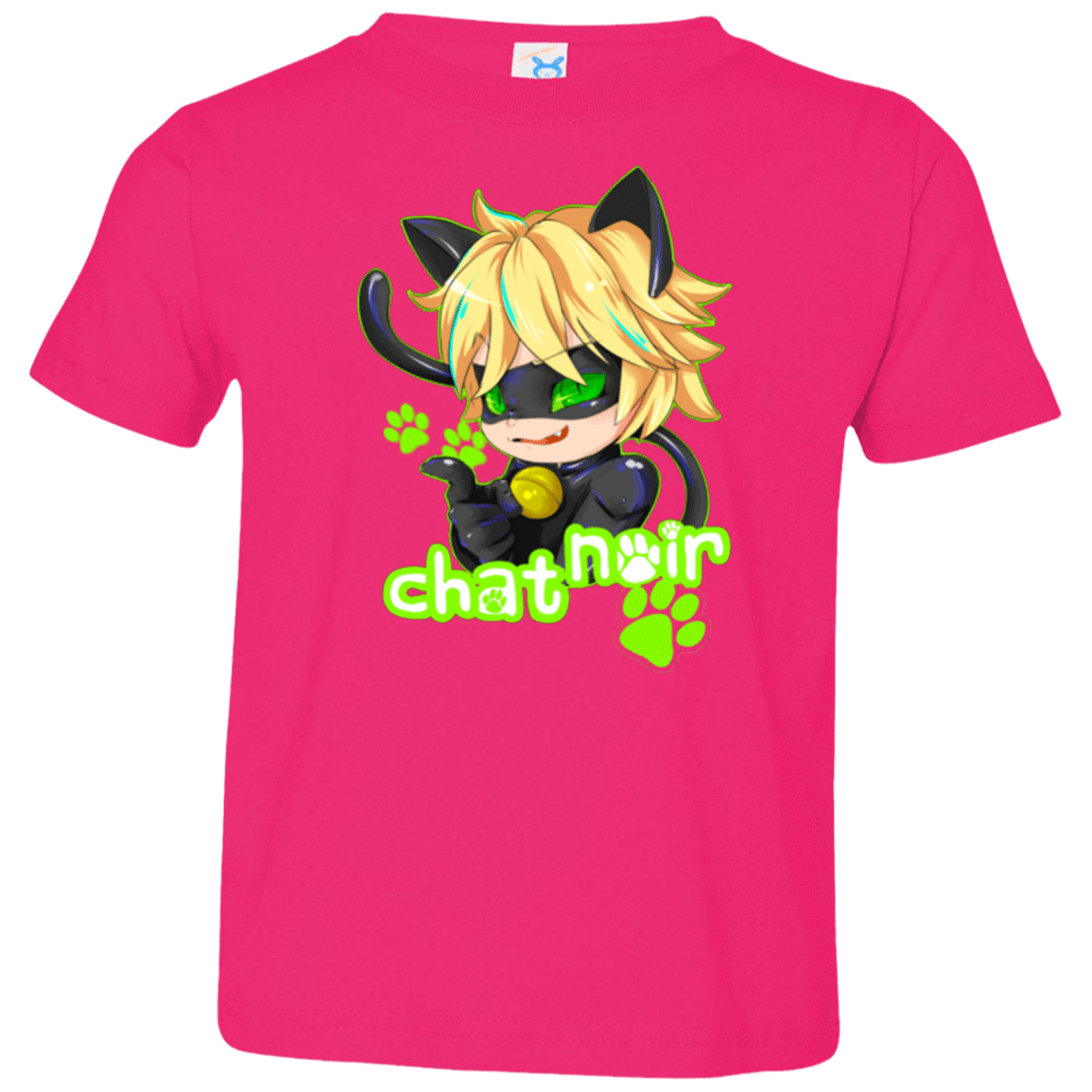 T-Shirts Hot Pink / 2T Chat Noir Toddler Premium T-Shirt