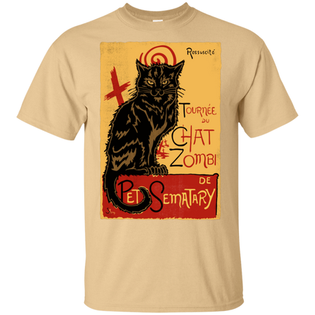 T-Shirts Vegas Gold / S Chat Zombi T-Shirt