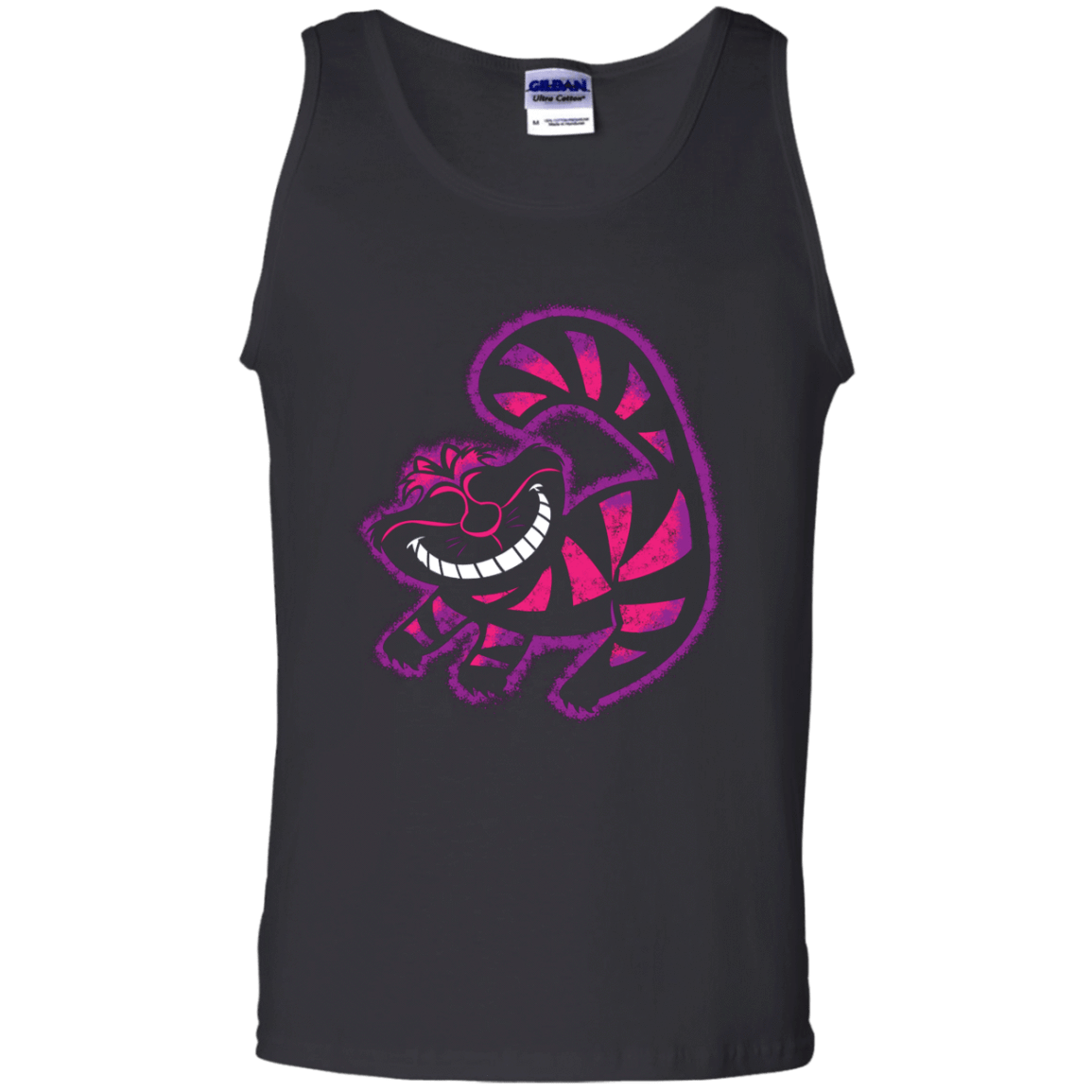 T-Shirts Black / S Chechire King Men's Tank Top