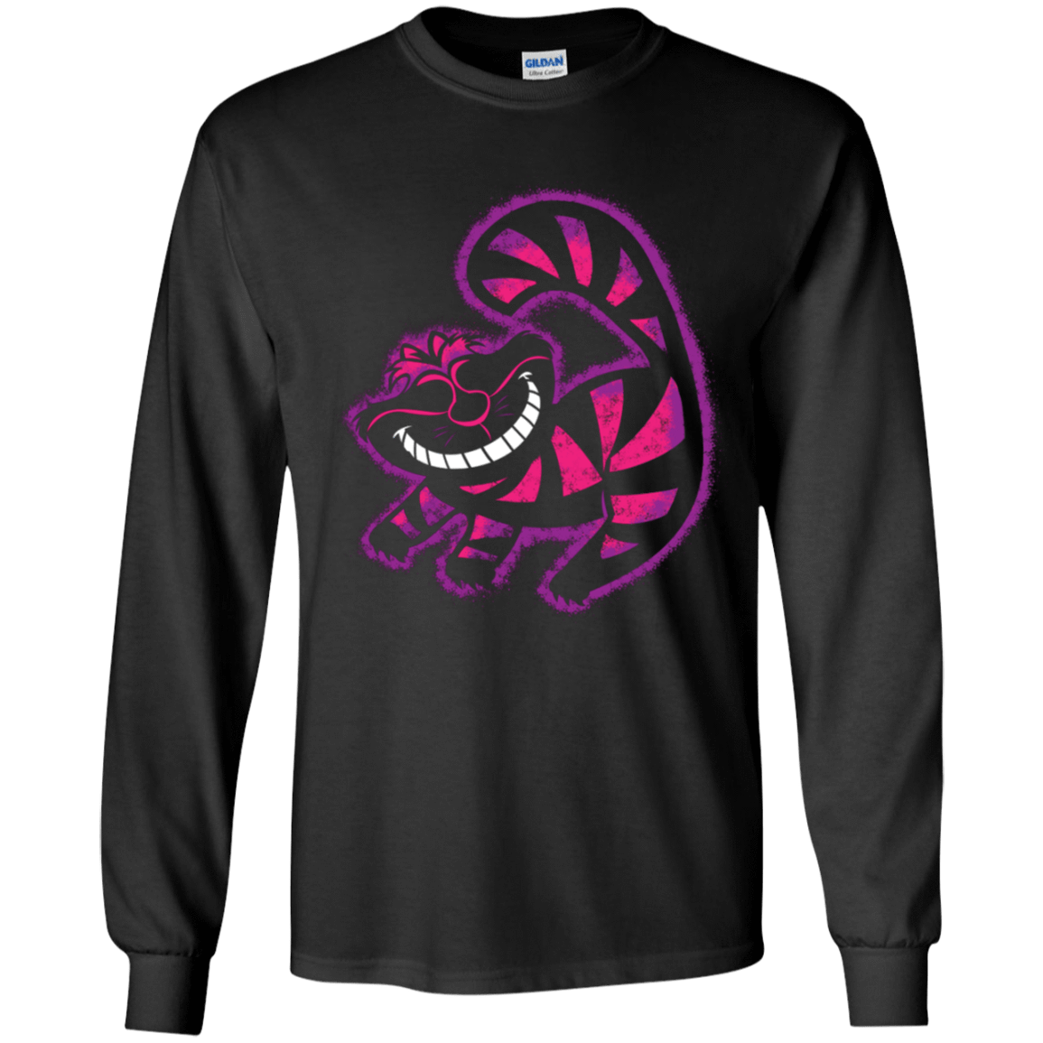 T-Shirts Black / YS Chechire King Youth Long Sleeve T-Shirt