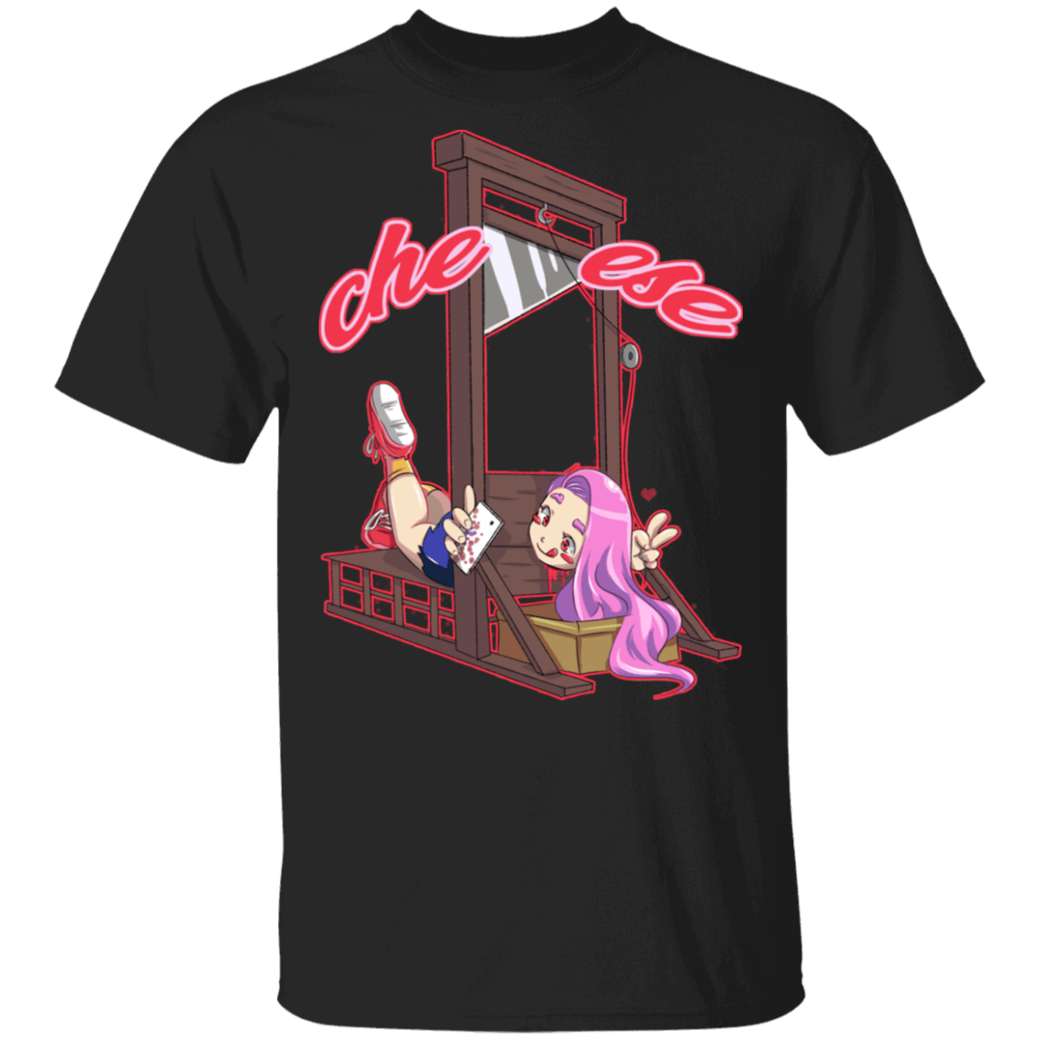 T-Shirts Black / S Cheese T-Shirt