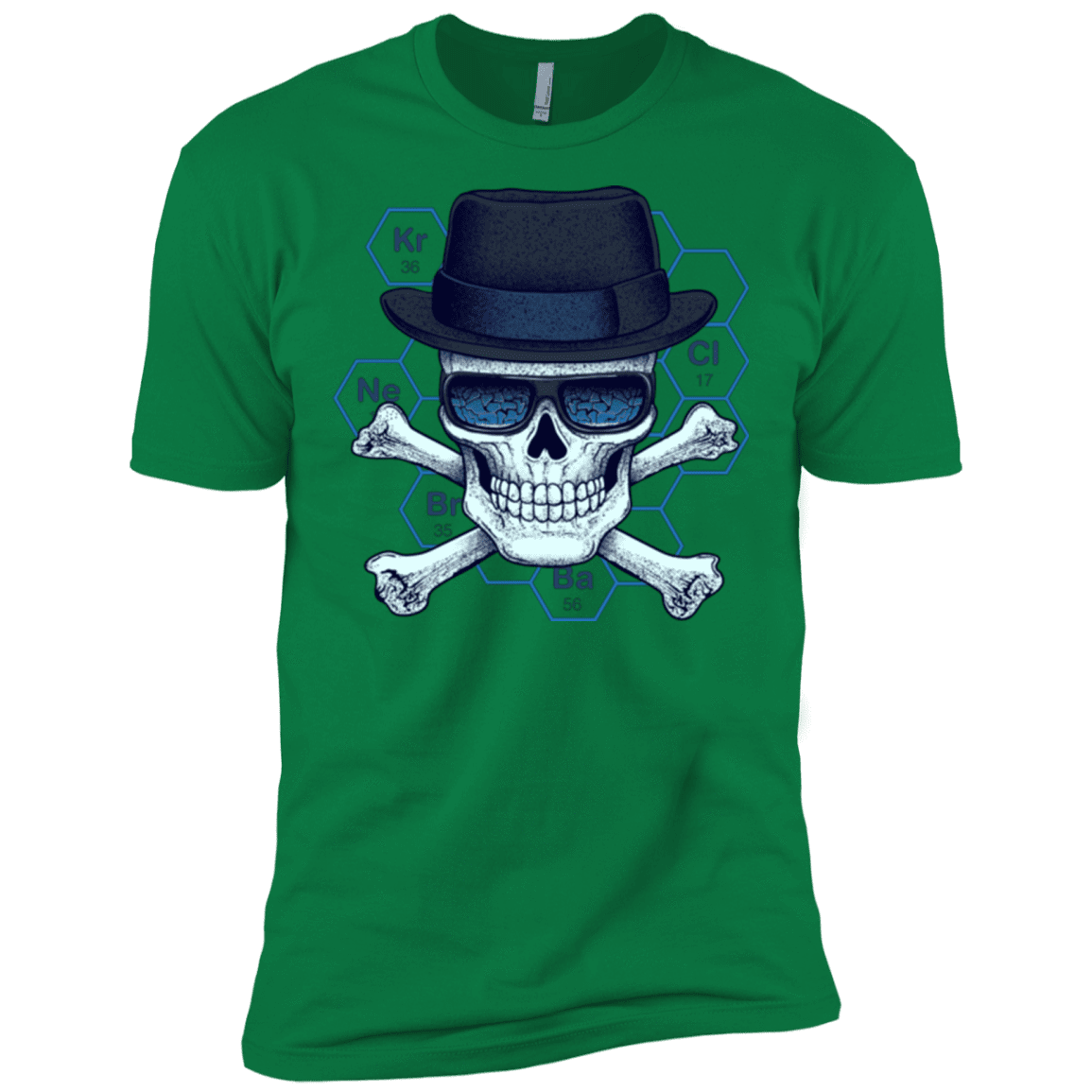 T-Shirts Kelly Green / X-Small Chemical head Men's Premium T-Shirt
