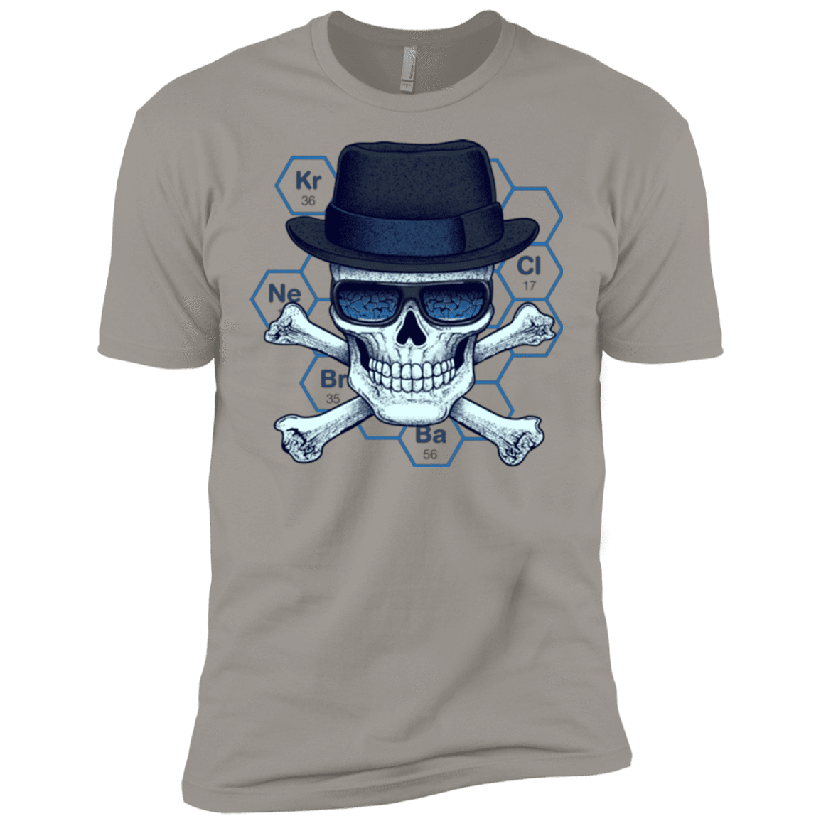 T-Shirts Light Grey / X-Small Chemical head Men's Premium T-Shirt