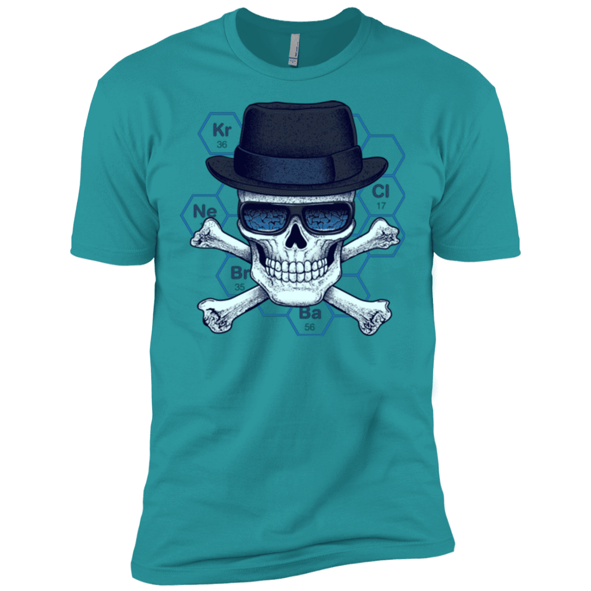 T-Shirts Tahiti Blue / X-Small Chemical head Men's Premium T-Shirt