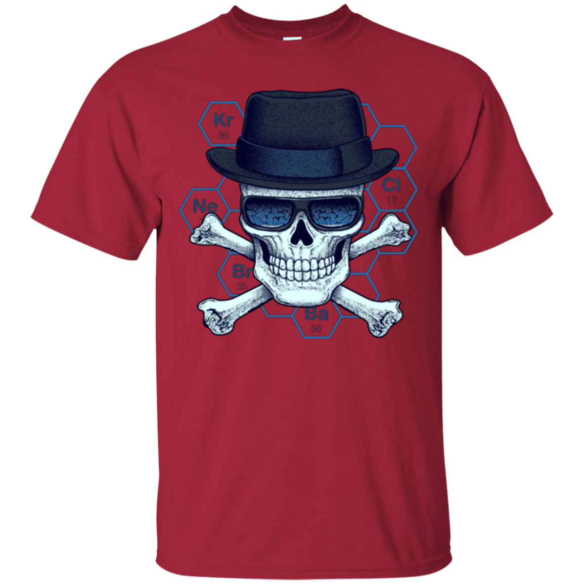 T-Shirts Cardinal / Small Chemical head T-Shirt