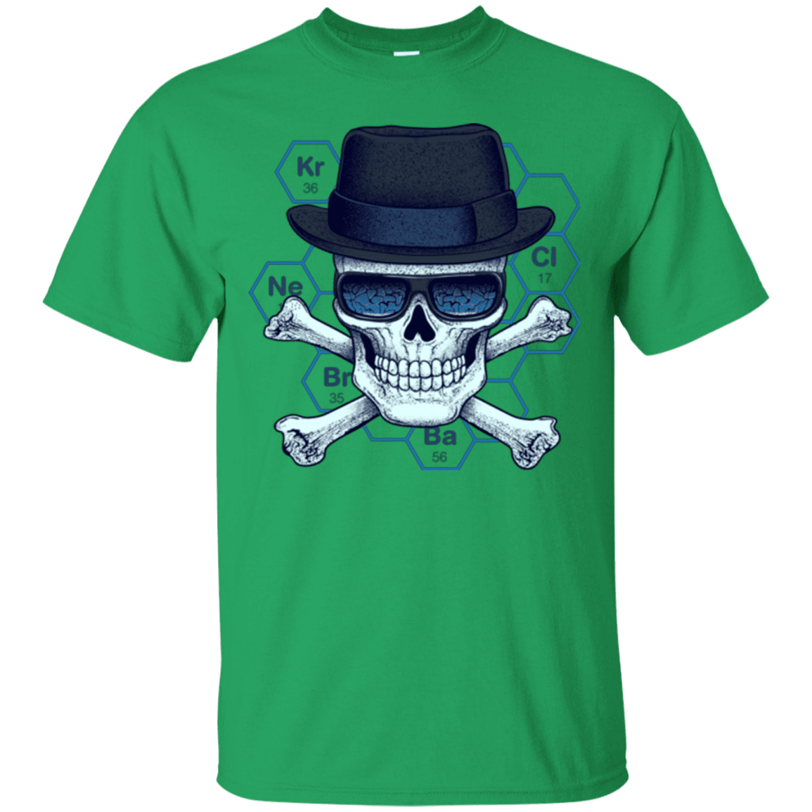 T-Shirts Irish Green / Small Chemical head T-Shirt