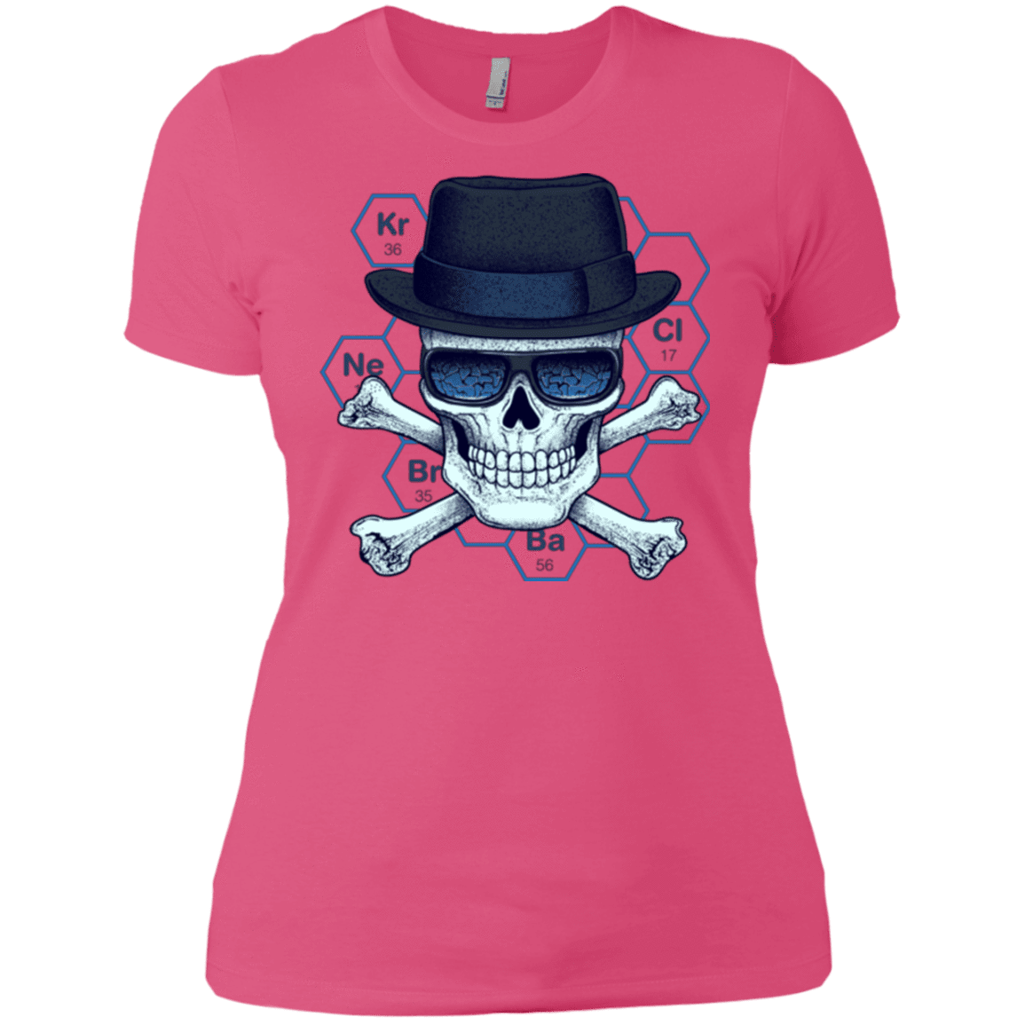 T-Shirts Hot Pink / X-Small Chemical head Women's Premium T-Shirt
