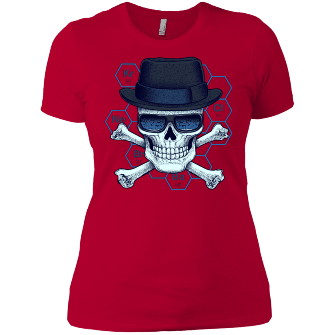 T-Shirts Red / X-Small Chemical head Women's Premium T-Shirt