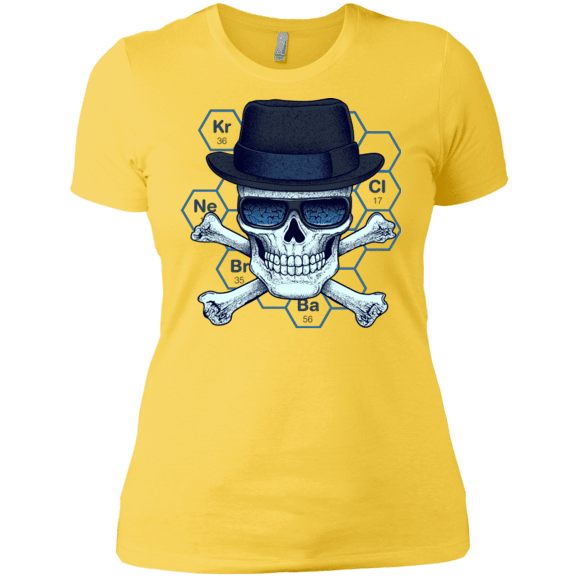 T-Shirts Vibrant Yellow / X-Small Chemical head Women's Premium T-Shirt