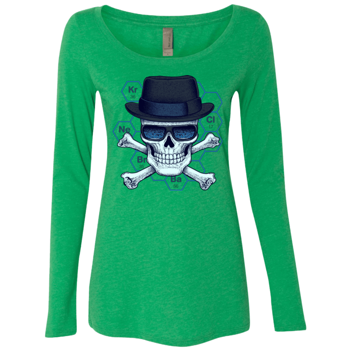 T-Shirts Envy / Small Chemical head Women's Triblend Long Sleeve Shirt