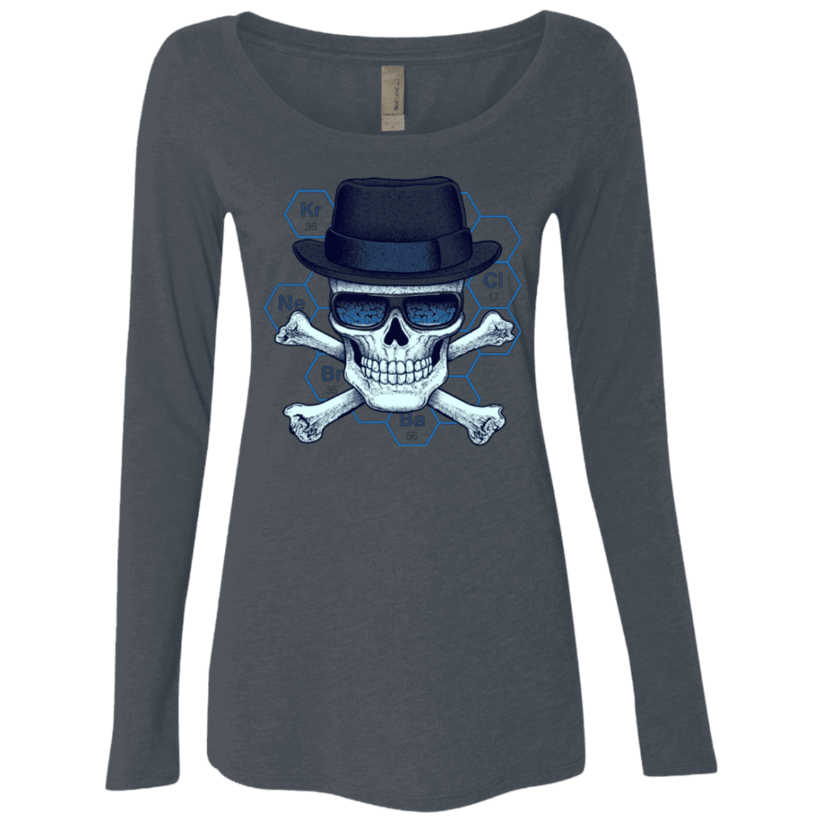 T-Shirts Vintage Navy / Small Chemical head Women's Triblend Long Sleeve Shirt