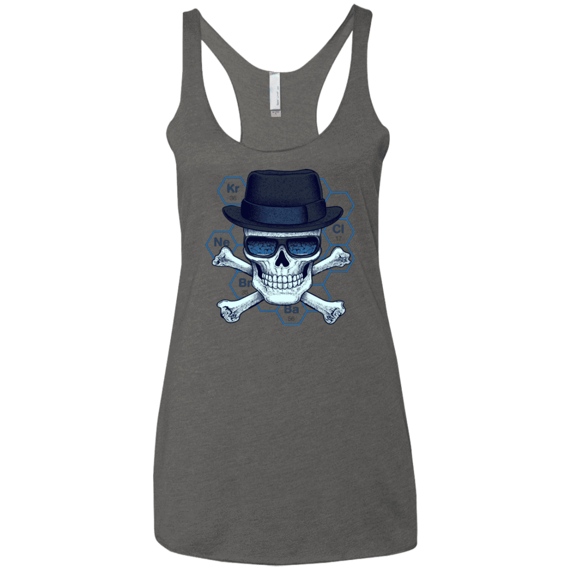 T-Shirts Premium Heather / X-Small Chemical head Women's Triblend Racerback Tank