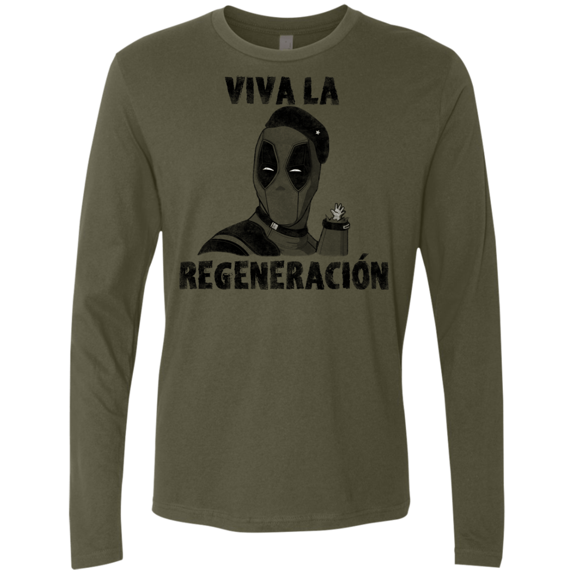 T-Shirts Military Green / S Chemichangas Men's Premium Long Sleeve