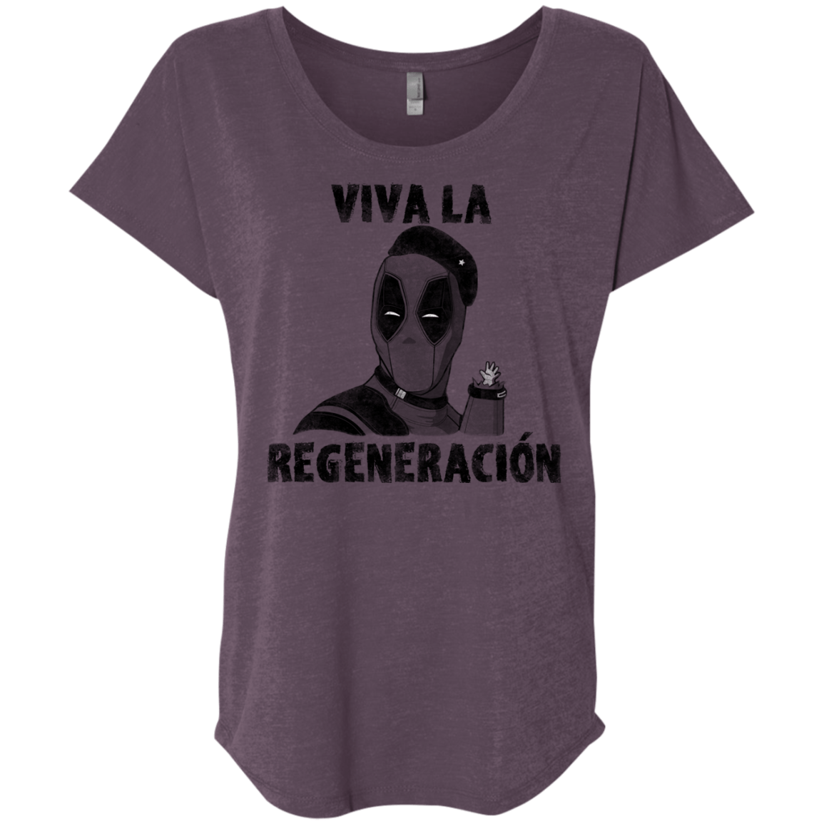 T-Shirts Vintage Purple / X-Small Chemichangas Triblend Dolman Sleeve