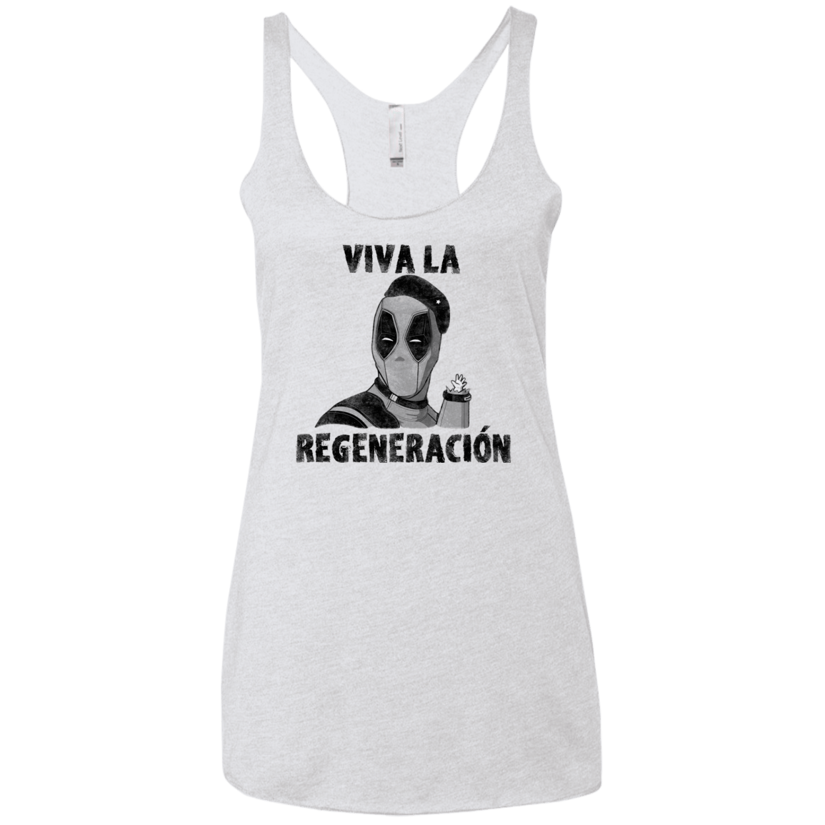 Chemichangas Women's Triblend Racerback Tank