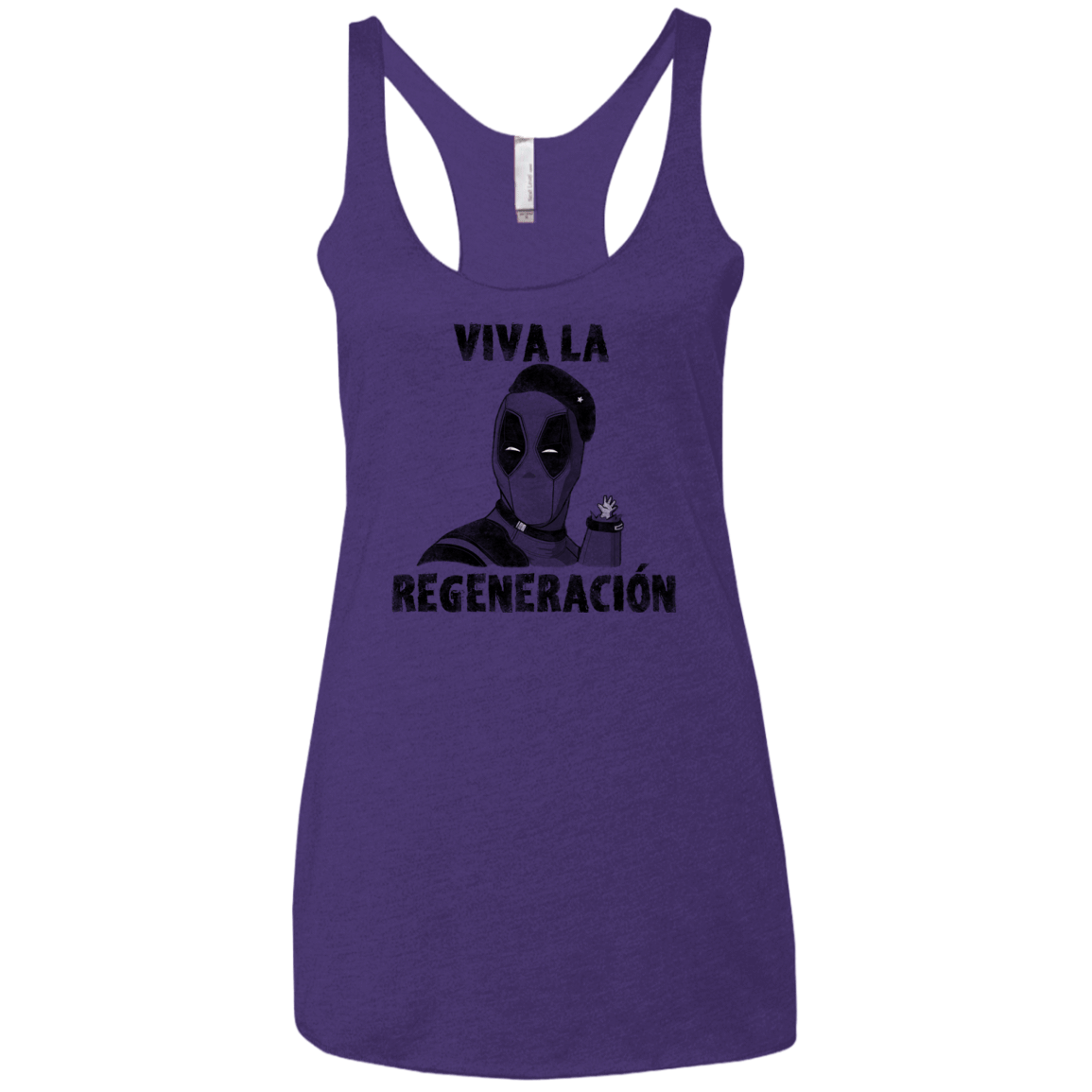 T-Shirts Purple Rush / X-Small Chemichangas Women's Triblend Racerback Tank