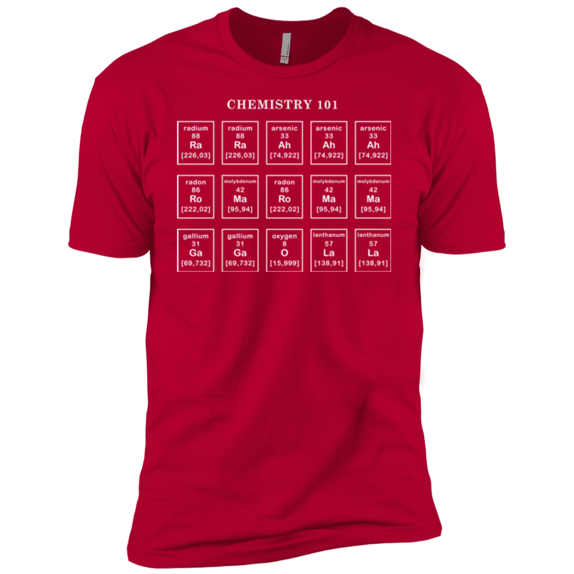 T-Shirts Red / YXS Chemistry Lesson Boys Premium T-Shirt