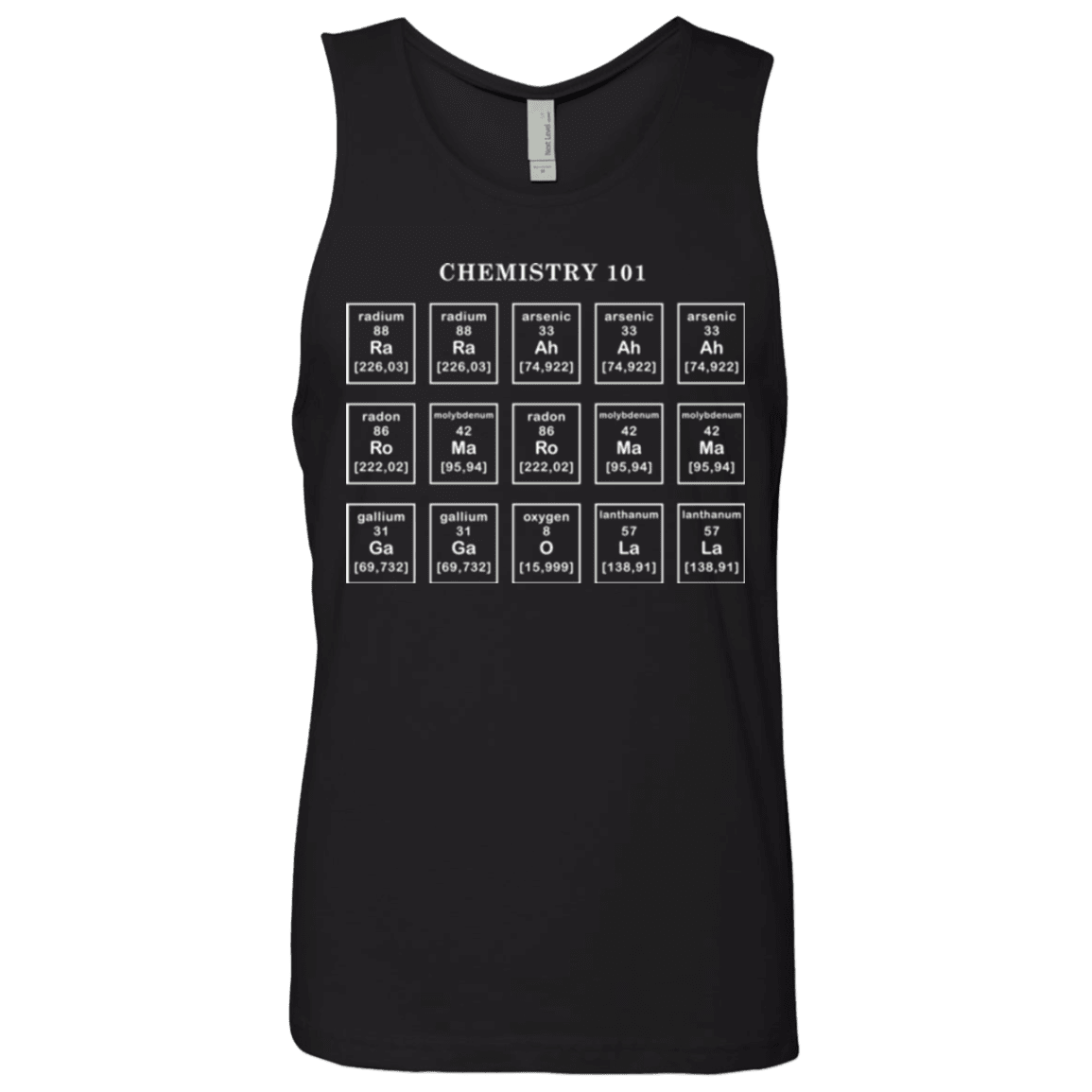 T-Shirts Black / Small Chemistry Lesson Men's Premium Tank Top