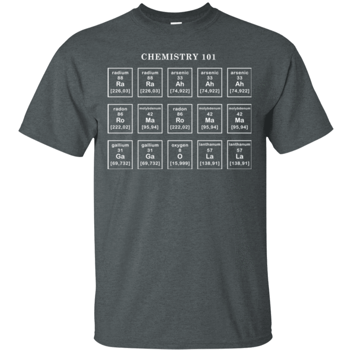 T-Shirts Dark Heather / Small Chemistry Lesson T-Shirt