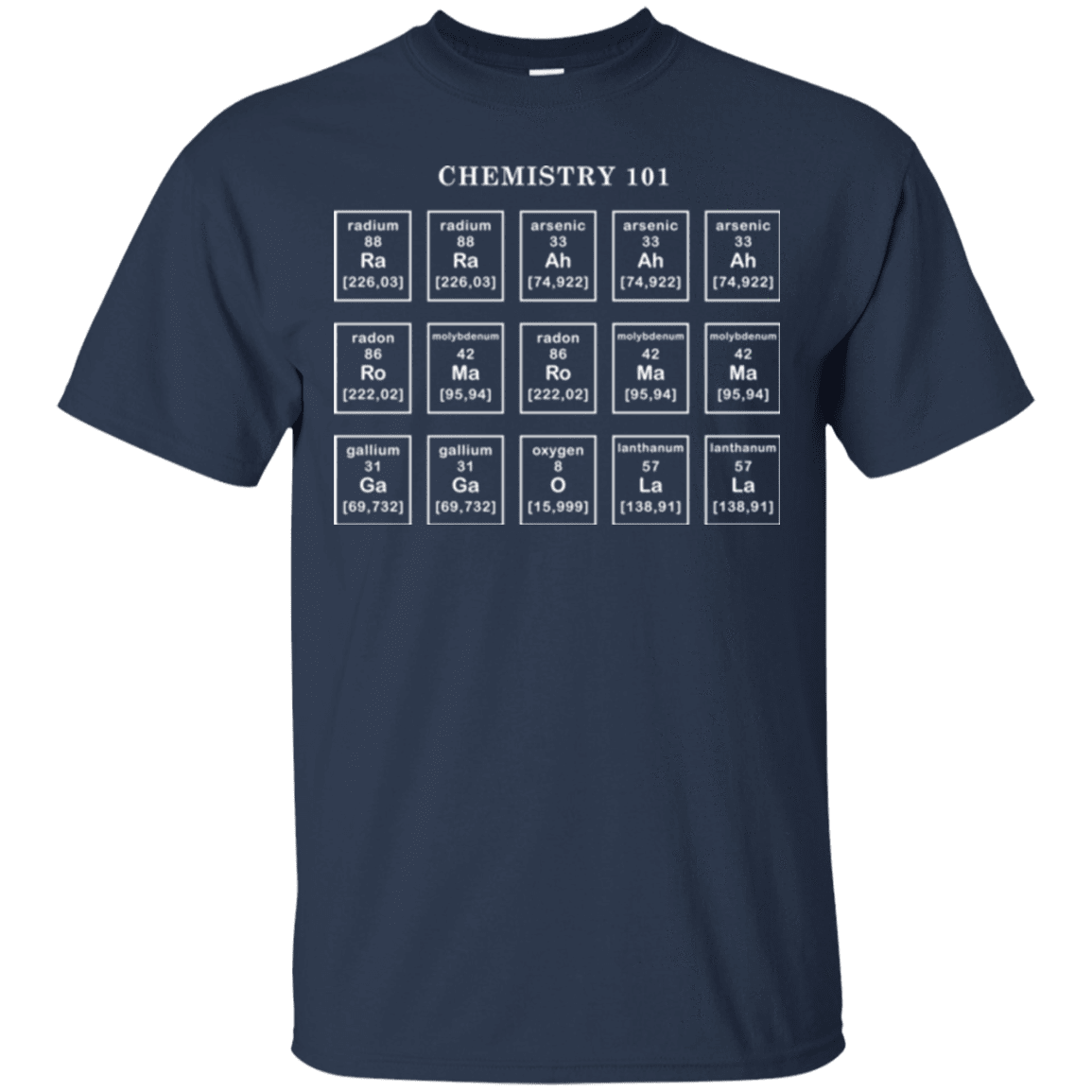 T-Shirts Navy / Small Chemistry Lesson T-Shirt