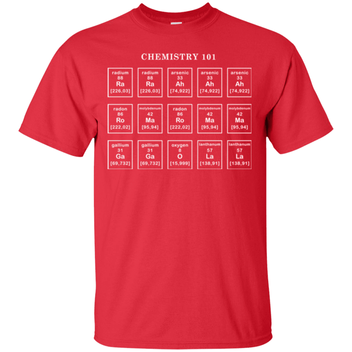 T-Shirts Red / Small Chemistry Lesson T-Shirt