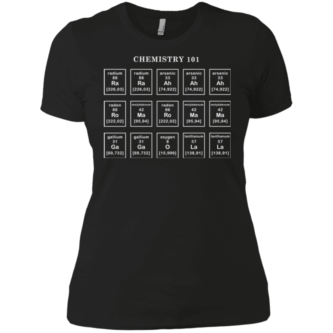 T-Shirts Black / X-Small Chemistry Lesson Women's Premium T-Shirt
