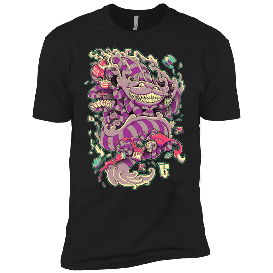 T-Shirts Black / YXS Cheshire Dragon Boys Premium T-Shirt