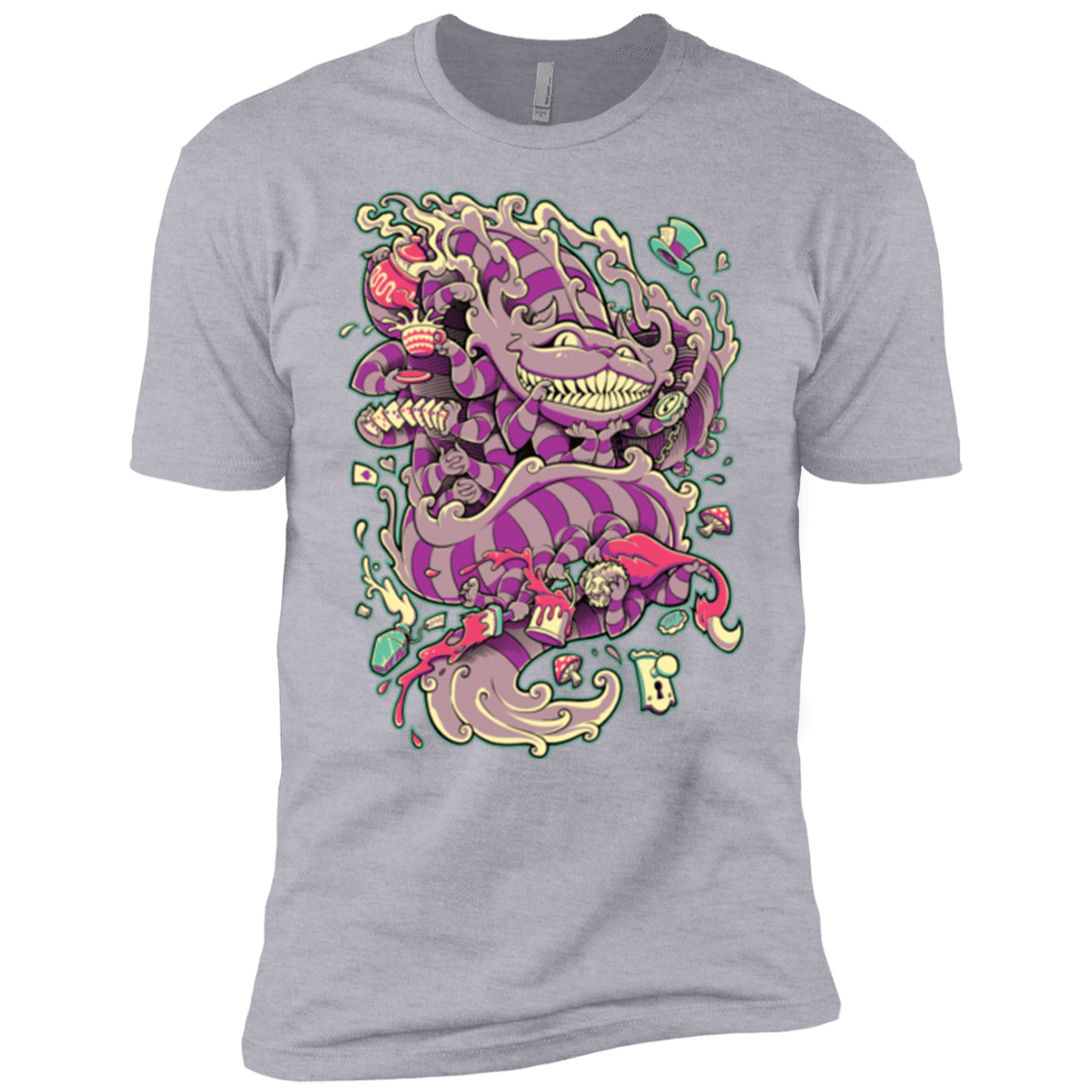 T-Shirts Heather Grey / YXS Cheshire Dragon Boys Premium T-Shirt