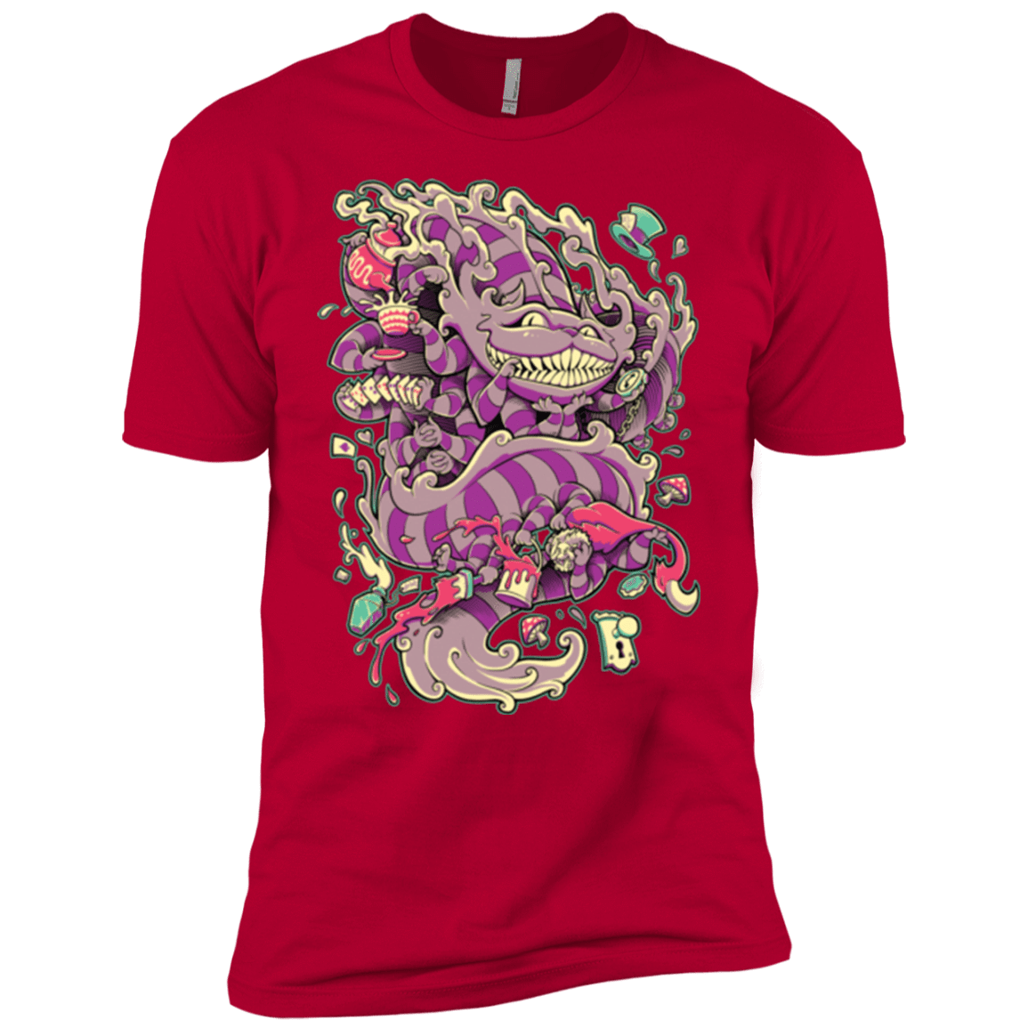 T-Shirts Red / YXS Cheshire Dragon Boys Premium T-Shirt