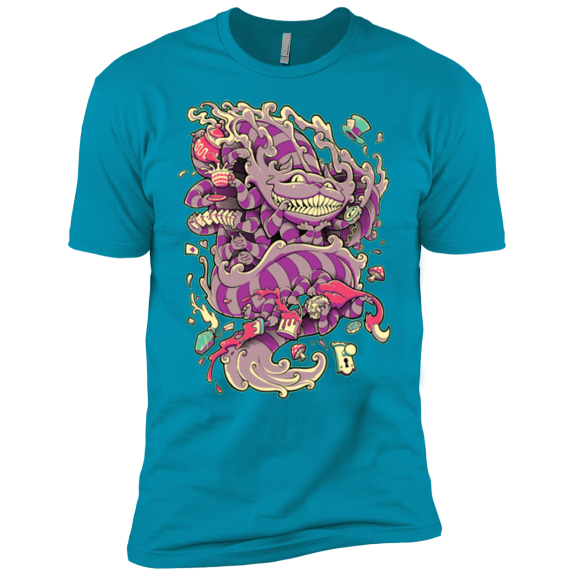 T-Shirts Turquoise / YXS Cheshire Dragon Boys Premium T-Shirt