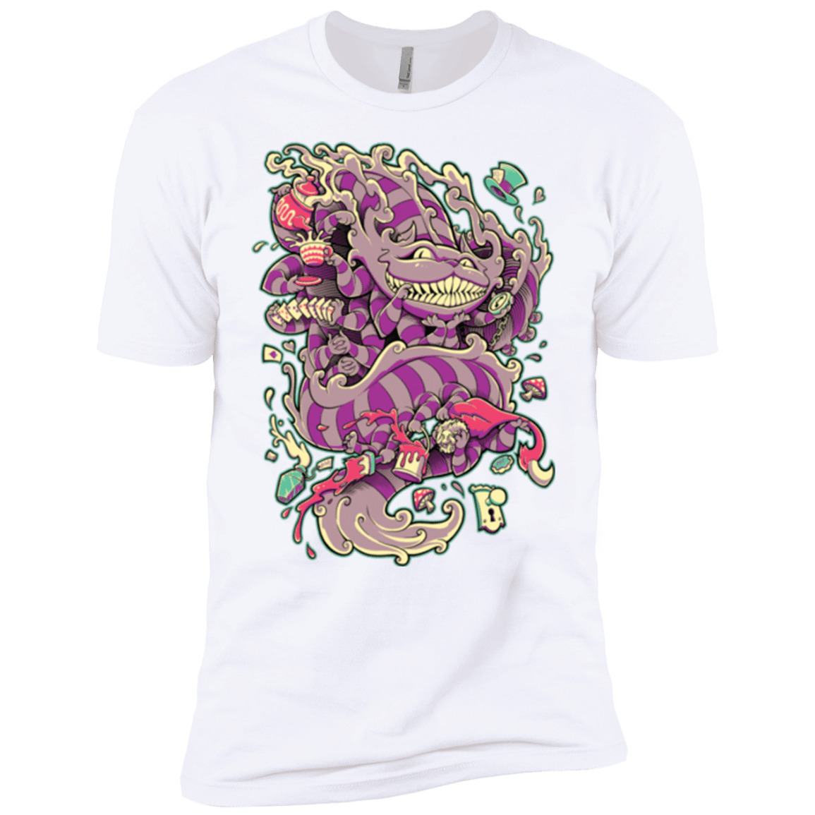 T-Shirts White / YXS Cheshire Dragon Boys Premium T-Shirt