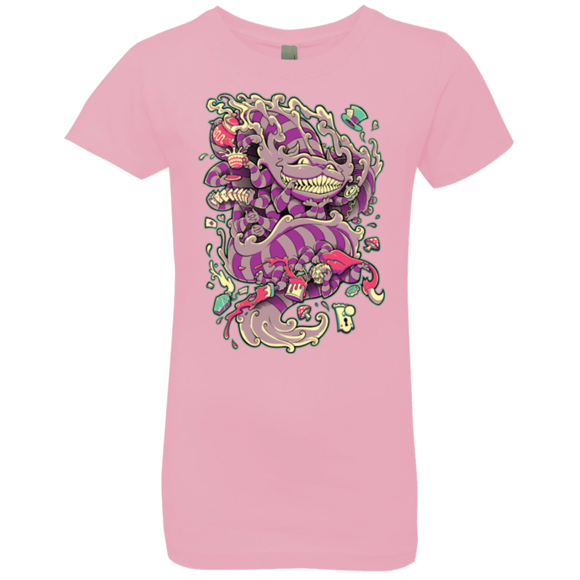 T-Shirts Light Pink / YXS Cheshire Dragon Girls Premium T-Shirt