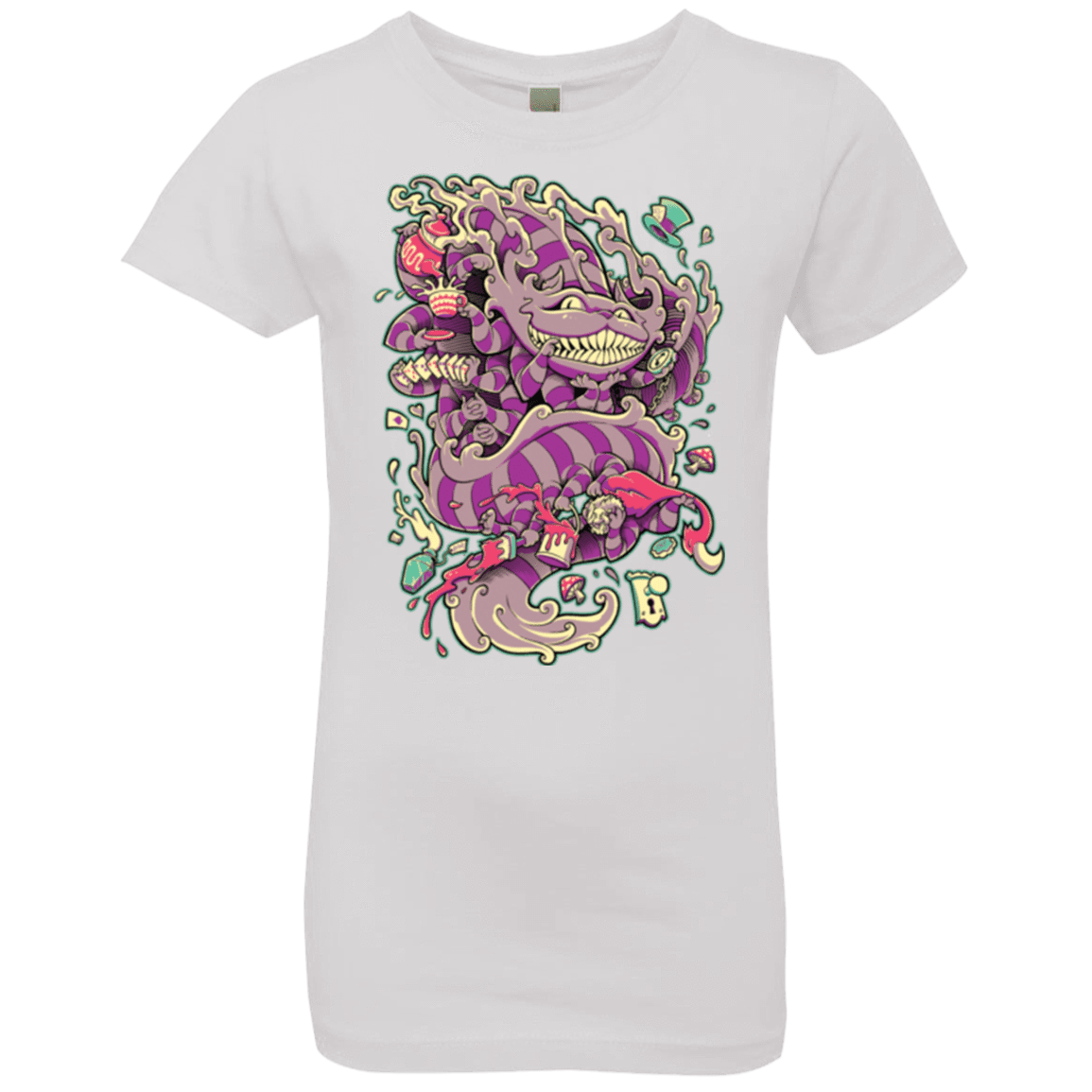 T-Shirts White / YXS Cheshire Dragon Girls Premium T-Shirt