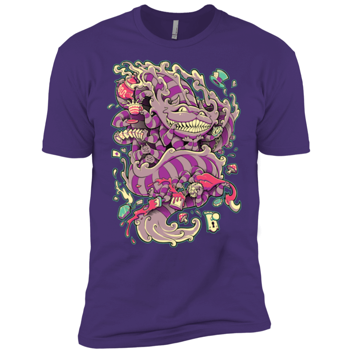 T-Shirts Purple / X-Small Cheshire Dragon Men's Premium T-Shirt