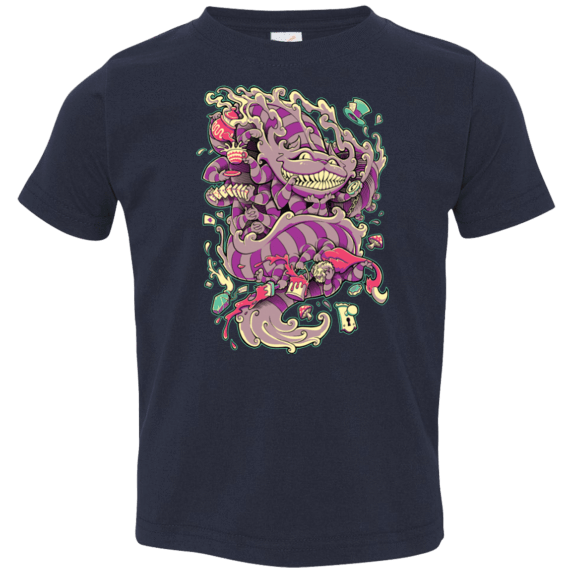 T-Shirts Navy / 2T Cheshire Dragon Toddler Premium T-Shirt