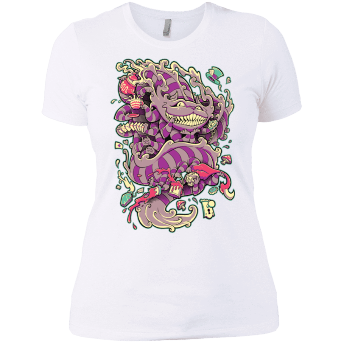 T-Shirts White / X-Small Cheshire Dragon Women's Premium T-Shirt