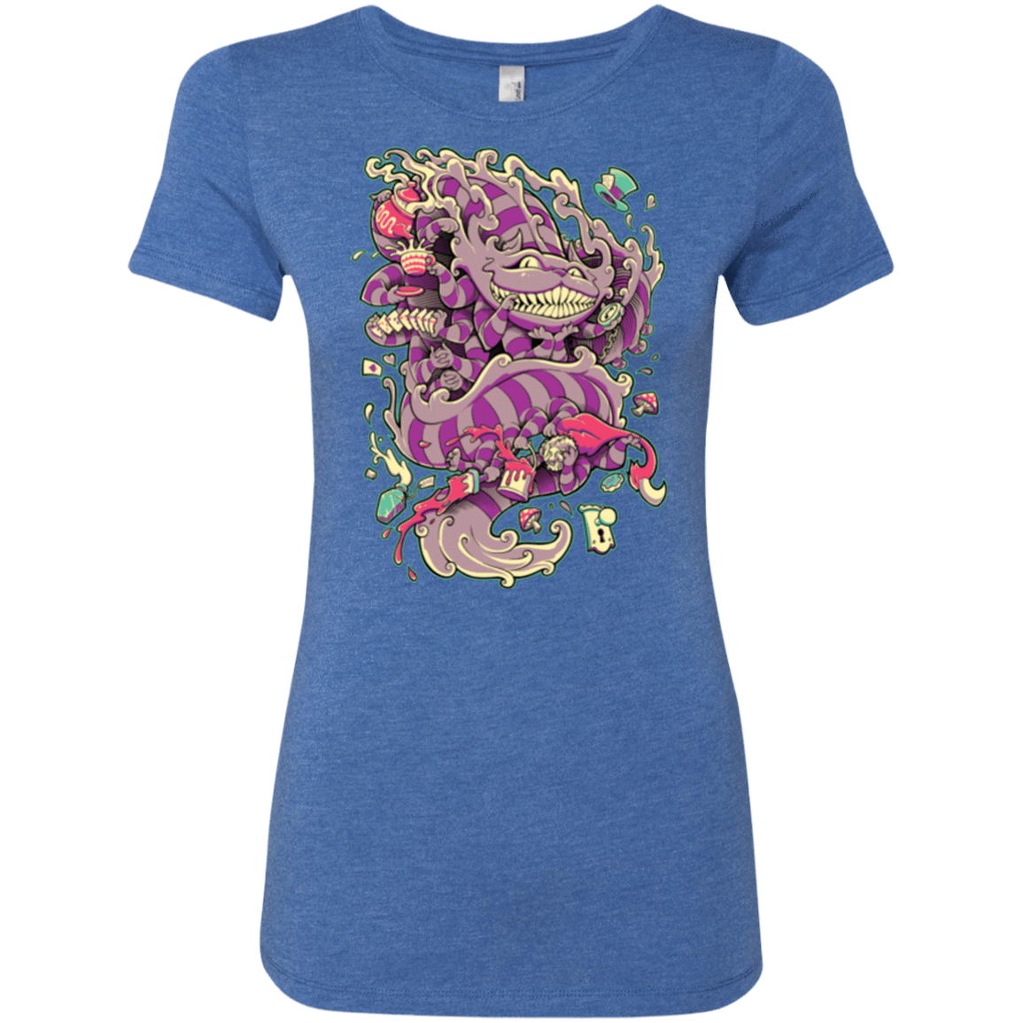 T-Shirts Vintage Royal / Small Cheshire Dragon Women's Triblend T-Shirt