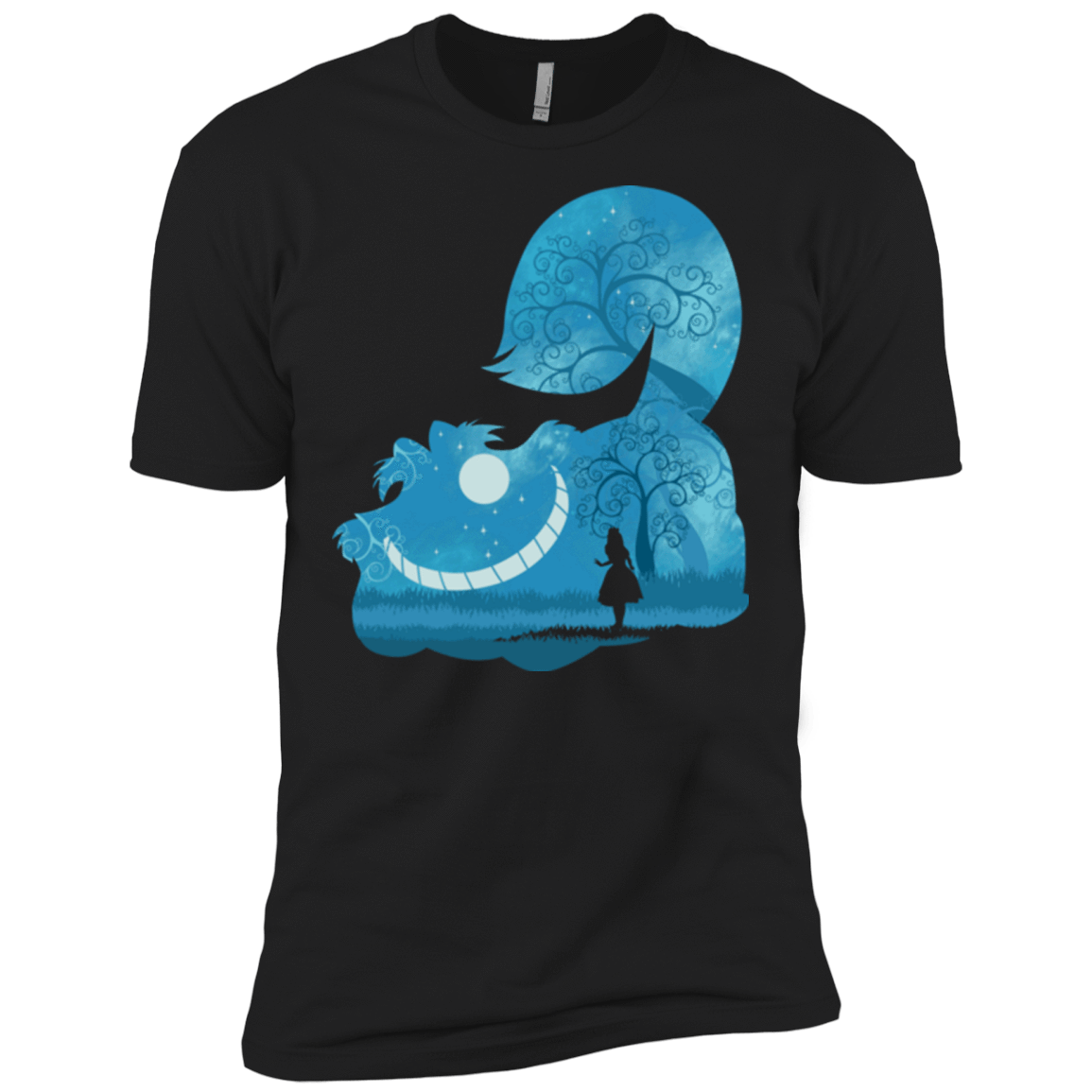 T-Shirts Black / X-Small Cheshire Portrait Men's Premium T-Shirt