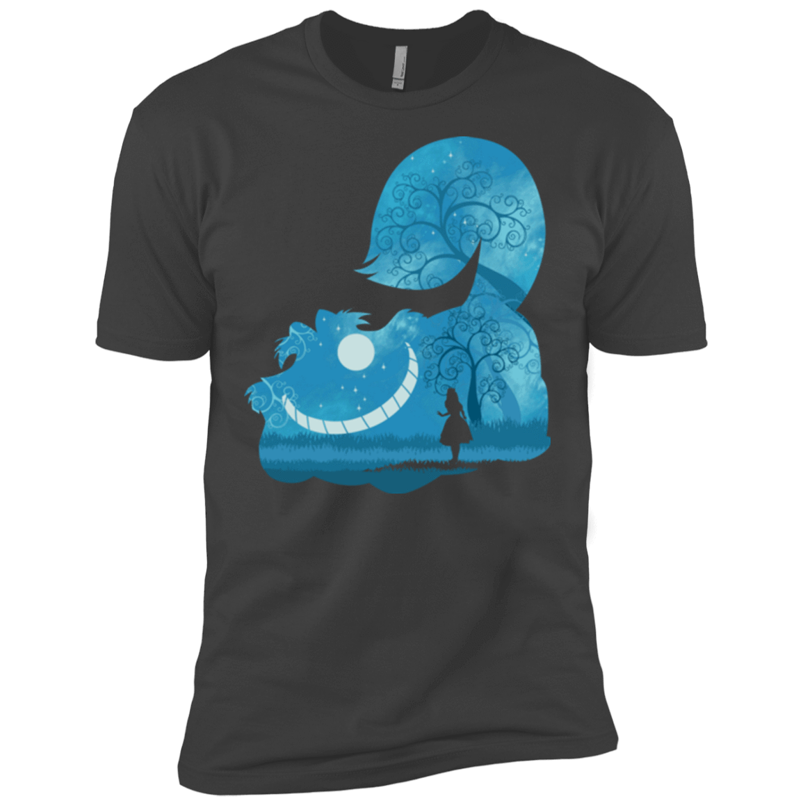 T-Shirts Heavy Metal / X-Small Cheshire Portrait Men's Premium T-Shirt