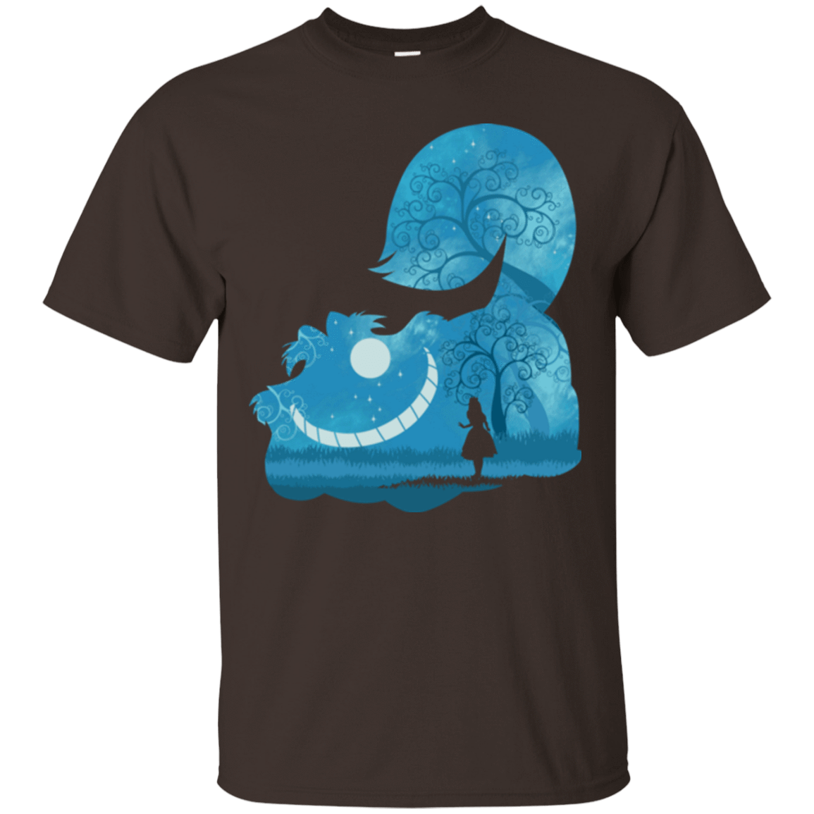 T-Shirts Dark Chocolate / S Cheshire Portrait T-Shirt