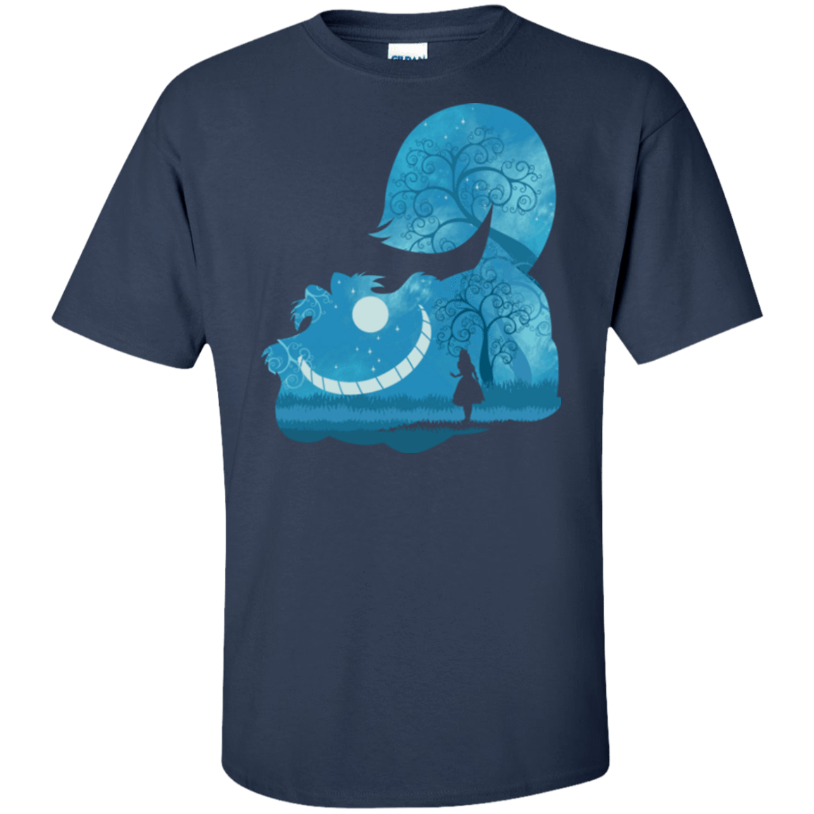 T-Shirts Navy / XLT Cheshire Portrait Tall T-Shirt