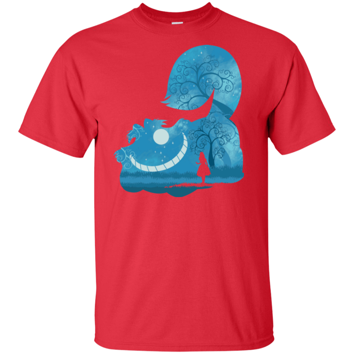 T-Shirts Red / XLT Cheshire Portrait Tall T-Shirt