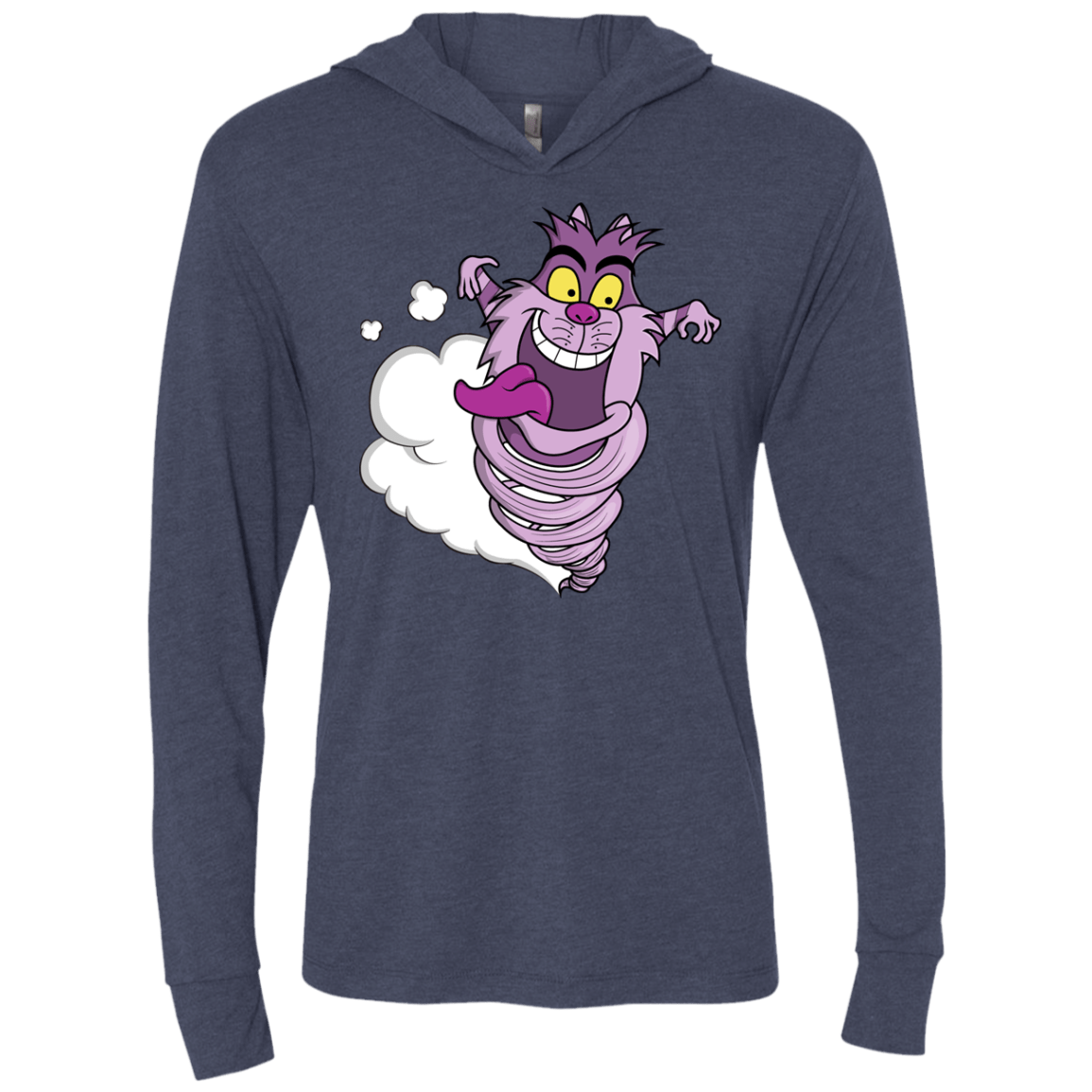 T-Shirts Vintage Navy / X-Small CHESMANIA Triblend Long Sleeve Hoodie Tee