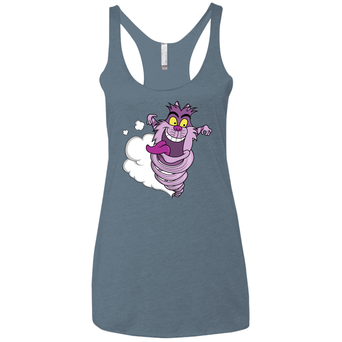 T-Shirts Indigo / X-Small CHESMANIA Women's Triblend Racerback Tank