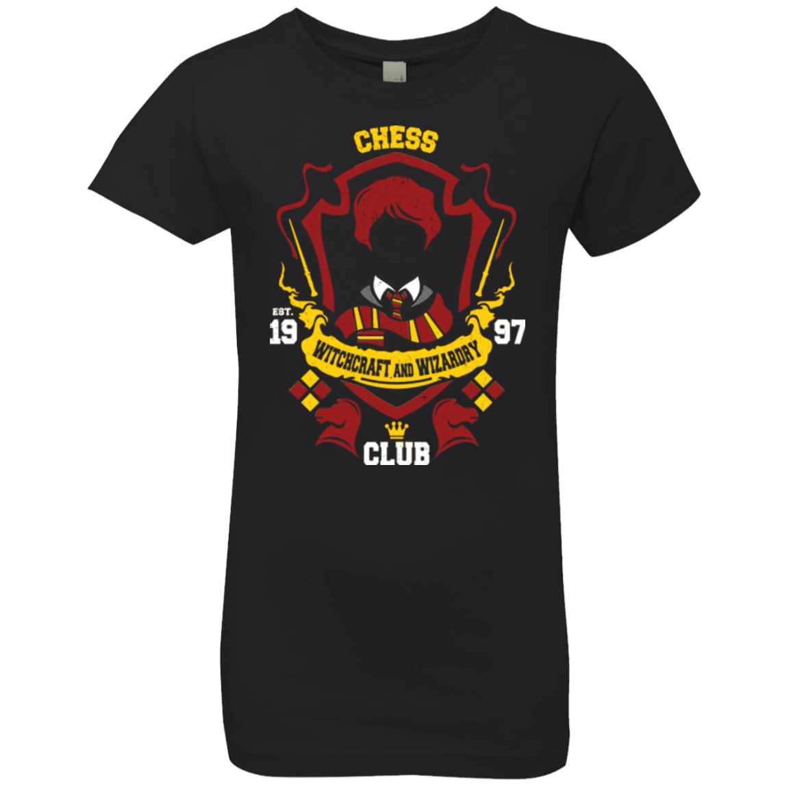 T-Shirts Black / YXS Chess Club Girls Premium T-Shirt